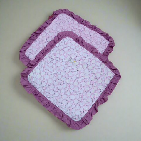 Twinpack Standard Printed Frilled Continental Pillowcase