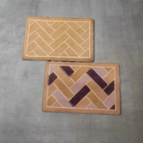 Printed Tufted Door Mat